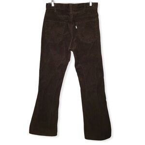 Rare Vintage 1970’s Levi’s Brown Corduroy Flare Leg Pants with Talon 42 Zipper.